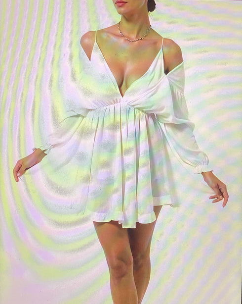 IVAN FOTESCO DOUBLE LAYER DRESS