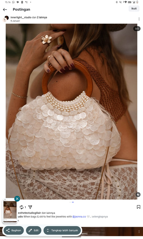 JAONNA Seashell tote bag