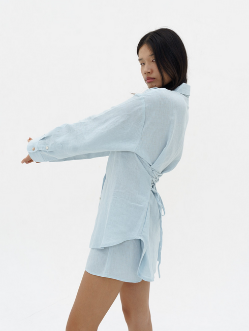 BASIC TIEBACK SHIRT