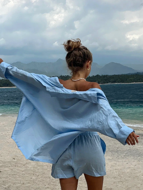 BASIC LINEN SHIRT